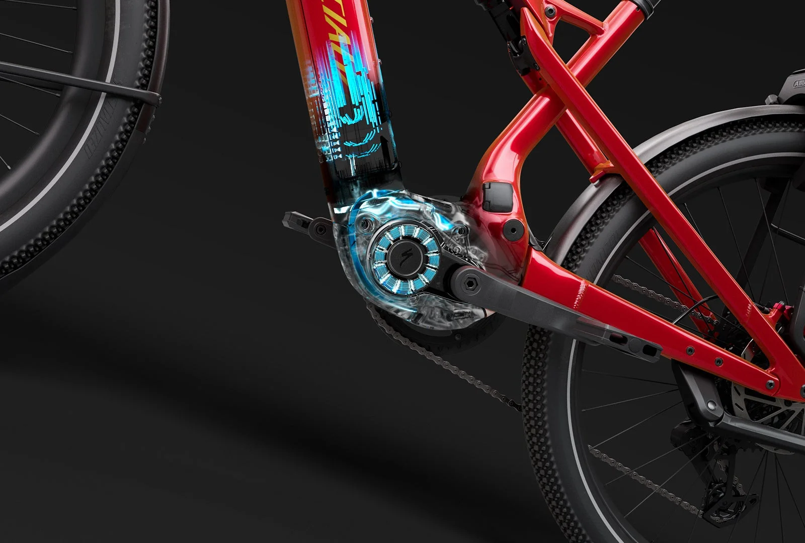 E-Bikeのモーター部分