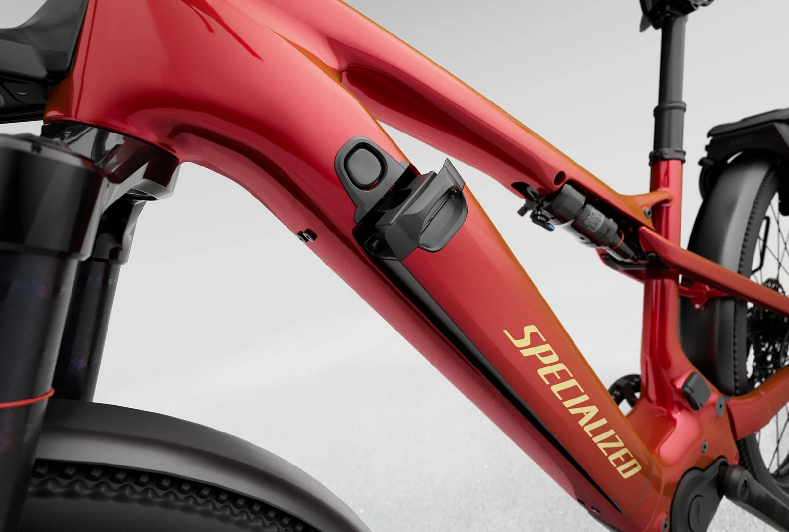 E-Bikeのバッテリー部分