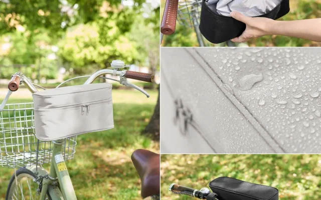 山崎実業から新登場！自転車用レインコート収納バッグで、急な雨もスマートに乗り切ろう
