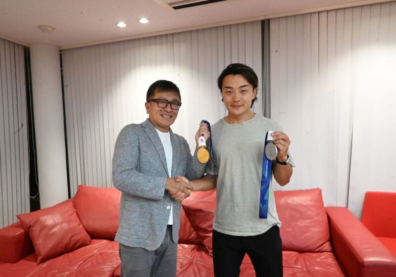 窪木一茂選手、上海での世界選手権へ「今年はさらに上を目指したい」　JPF本社で意気込みを語る