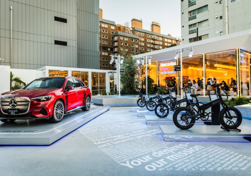 表参道でMATE.BIKEのオールモデルに試乗　Mercedes-Benz STUDIO TOKYOで10月11日から体験イベント
